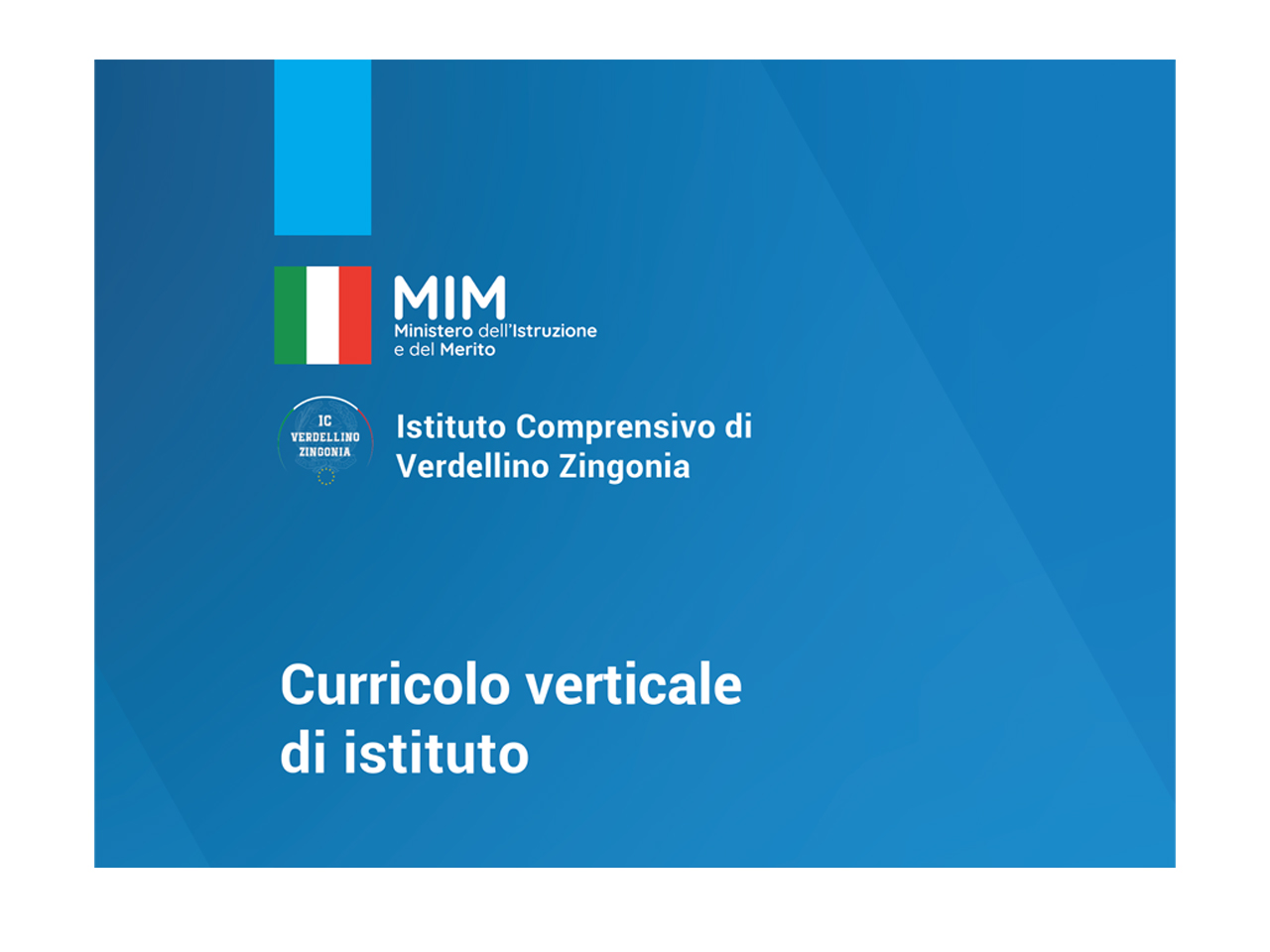Pubblicato il nuovo Curricolo Verticale d'Istituto